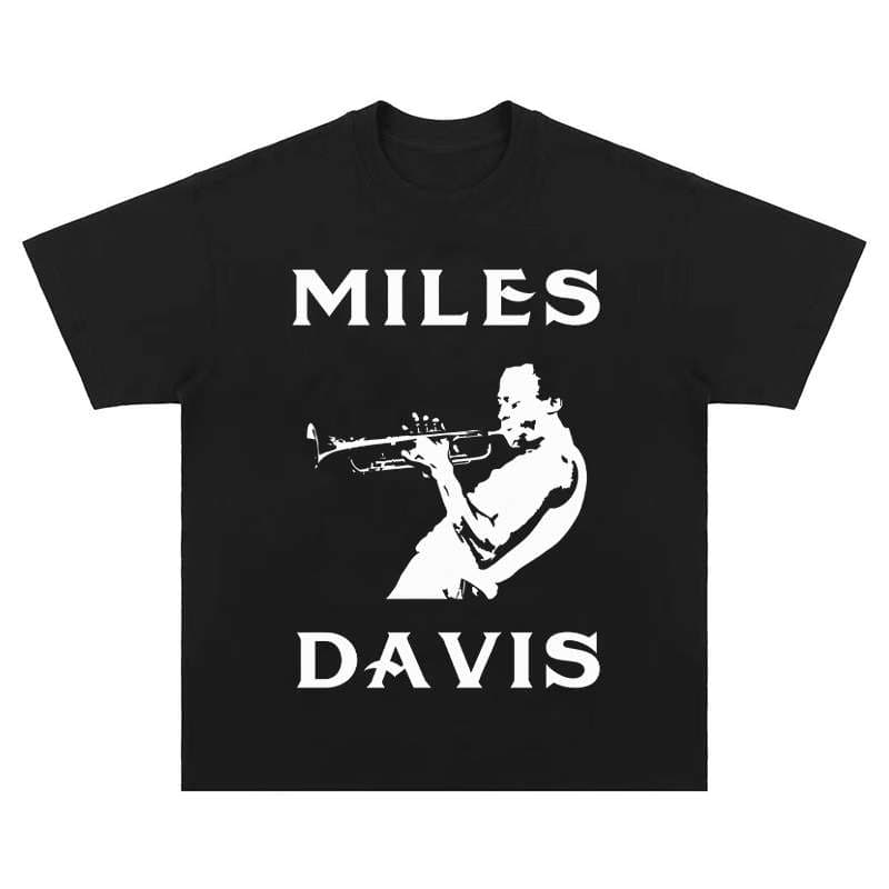 アメカジ ジャズトランペット奏者プリントTシャツ