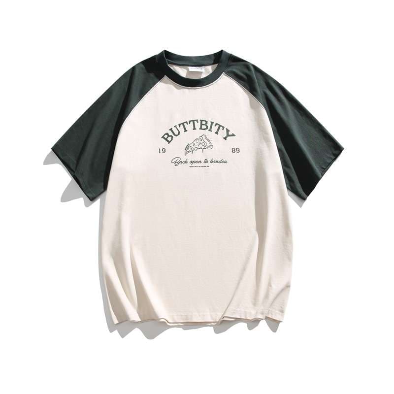 アメカジ レトロアメリカンプリント ラグランTシャツ