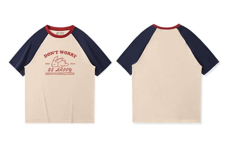 アメカジ どんとわりーで幸せになろうTシャツ