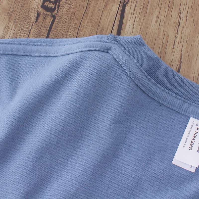 アメカジ ヴィンテージ風 ポケット付き 厚手クルーネックTシャツ