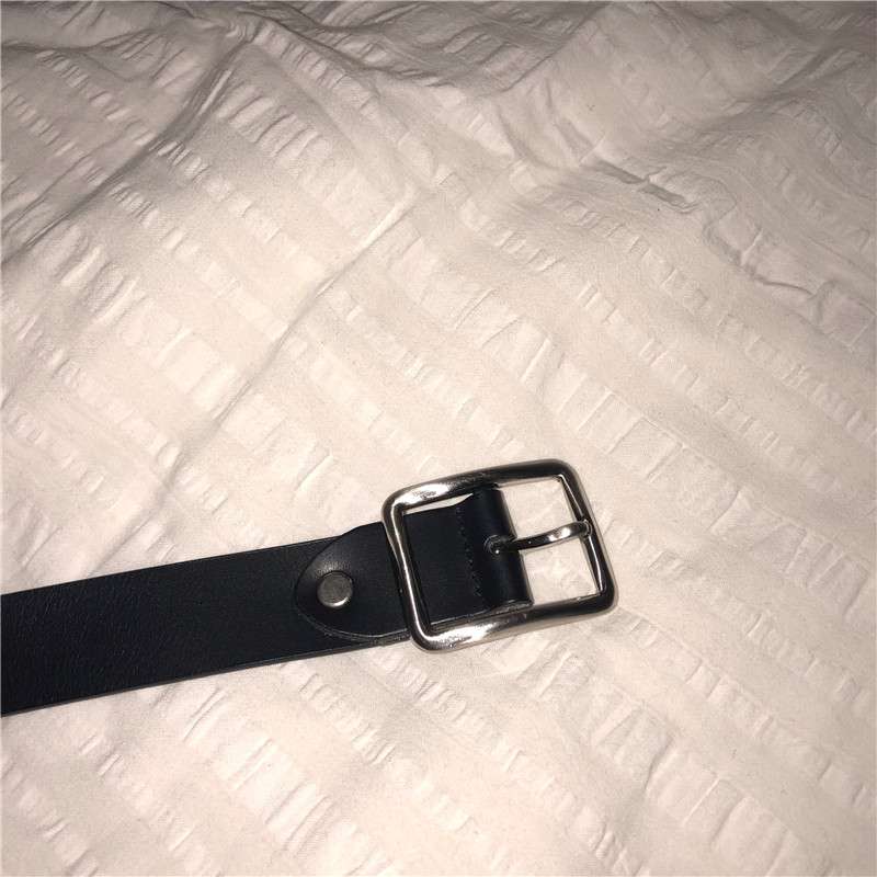 アメカジ クラシックバックルレザーベルト