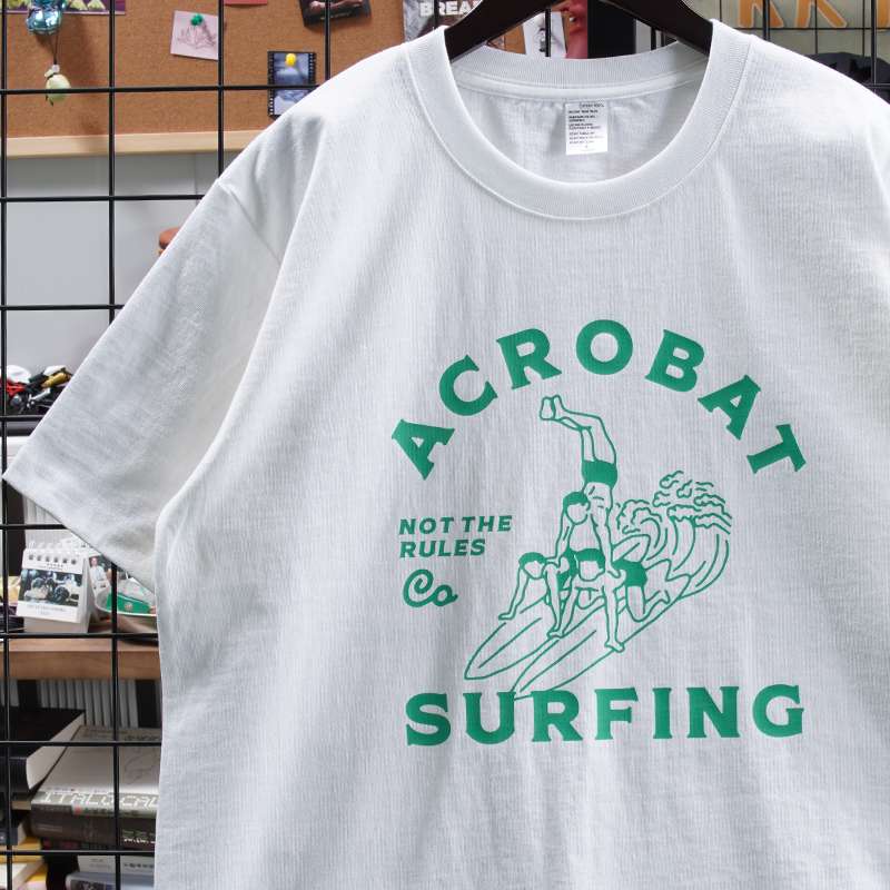 アメカジ アクロバットサーフィン 半袖Tシャツ
