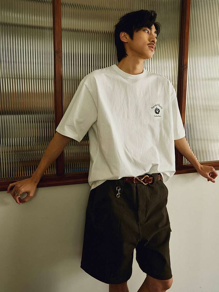 アメカジ 完璧な美を追求するデザイン半袖Tシャツ