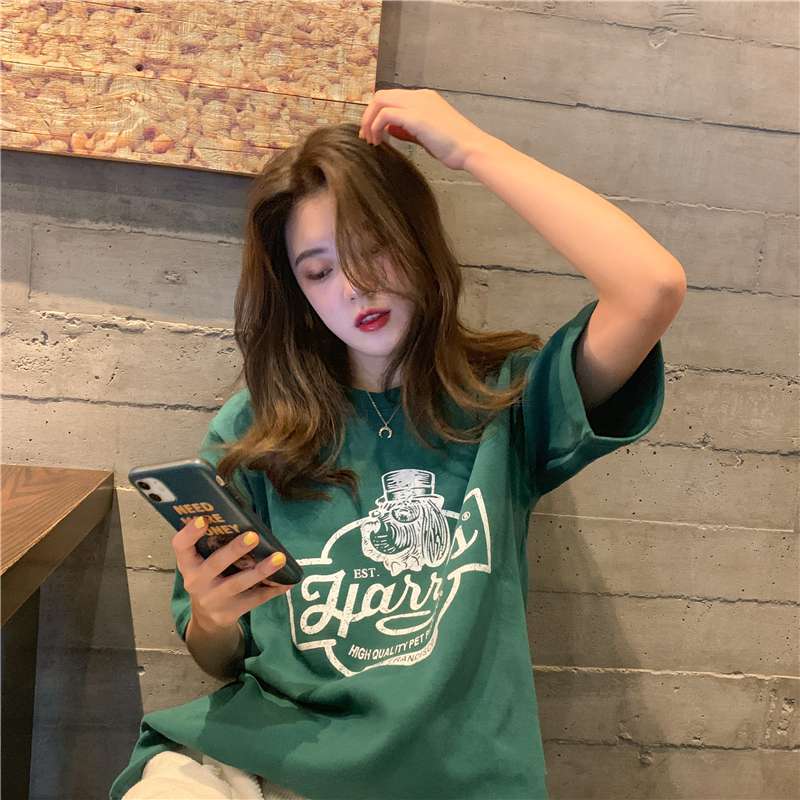 アメカジ ペット用品店のレトロ風プリントＴシャツ