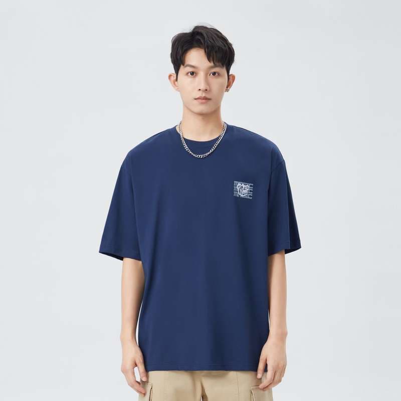 アメカジ オーバーサイズロゴプリントTシャツ