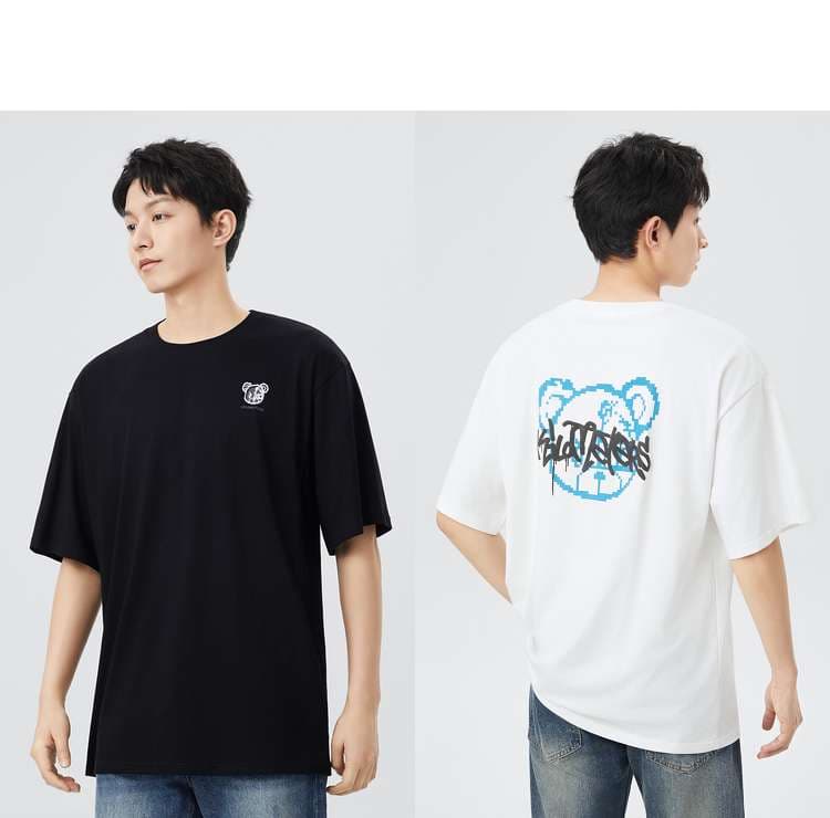 アメカジ オーバーサイズロゴプリントTシャツ