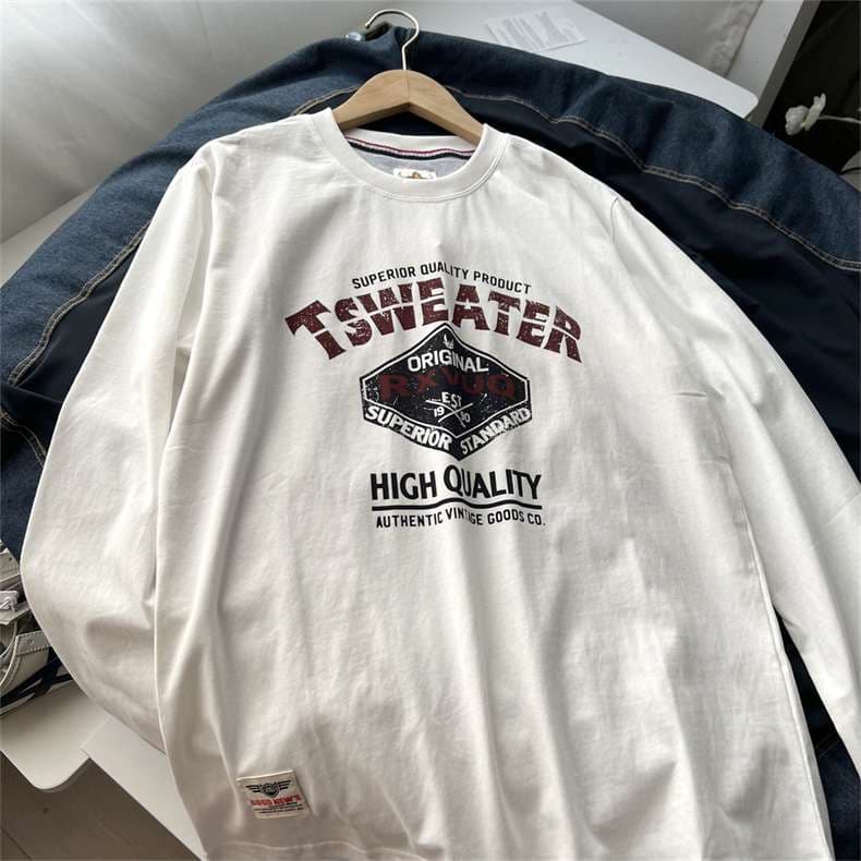 アメカジ レトロカレッジプリント半袖Tシャツ