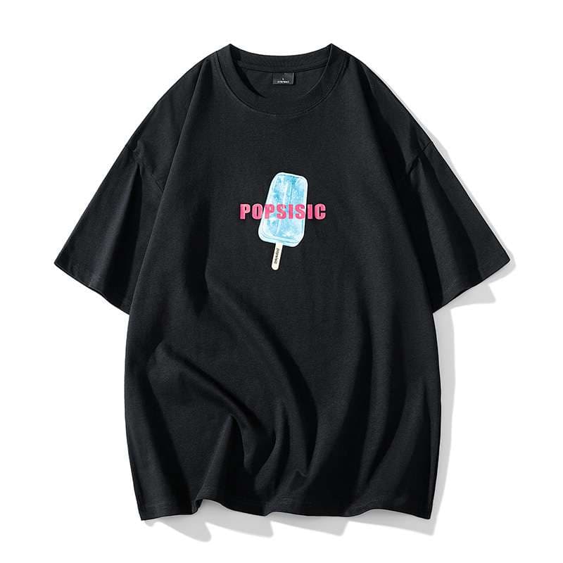 アメカジ アイスキャンディーモチーフプリント半袖Tシャツ