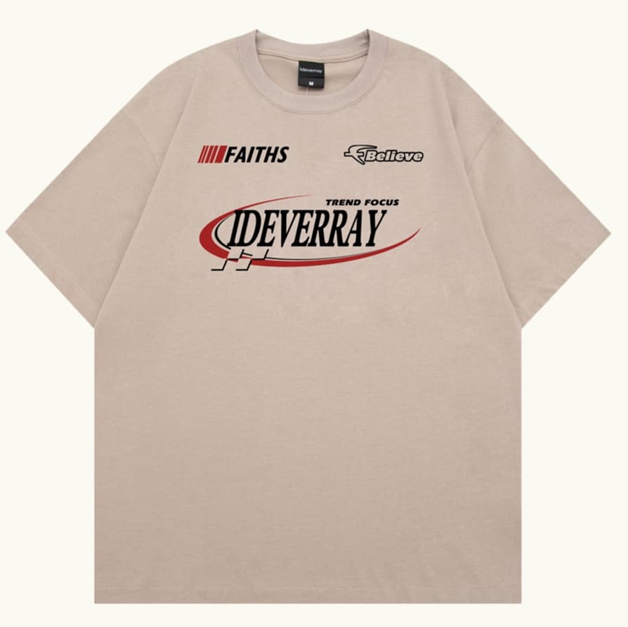 アメカジ トレンドフォーカス ロゴプリント Tシャツ