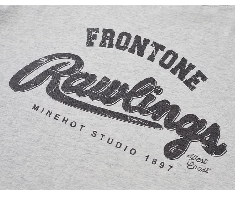 アメカジ フロントライン レトロ長袖Tシャツ