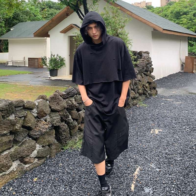 アメカジ オーバーサイズフーディプルオーバー