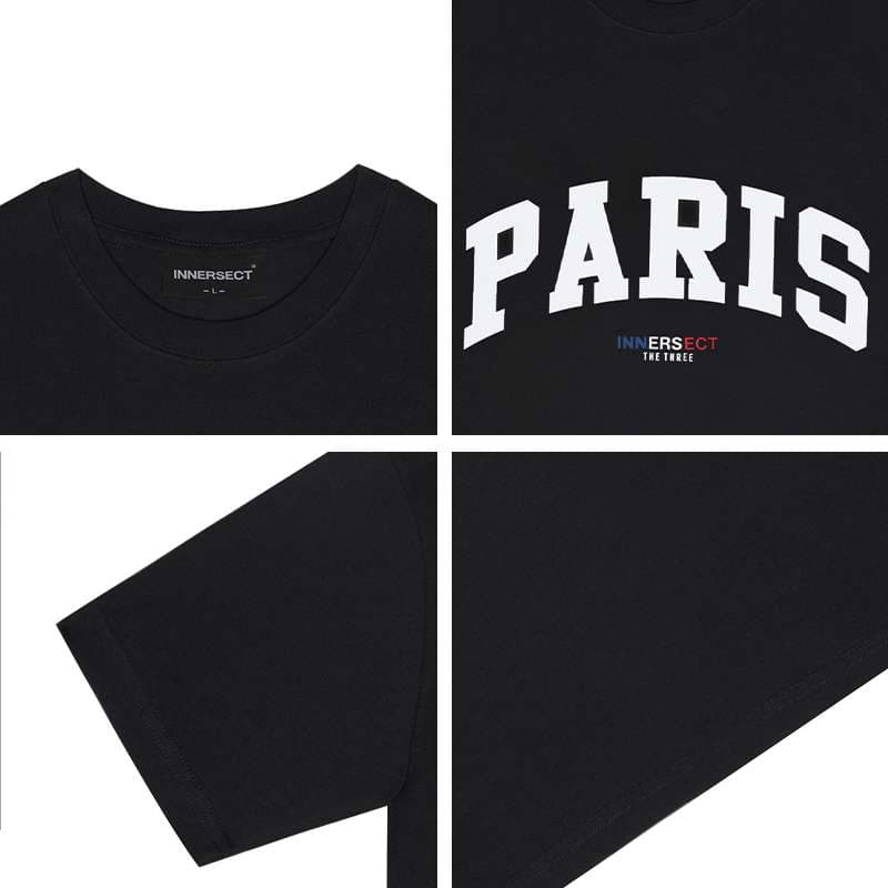 アメカジ パリ ロゴ オーバーサイズ Tシャツ