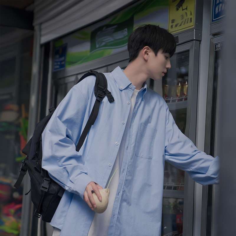 アメカジ ゆったりシルエットの上質オックスフォードシャツ